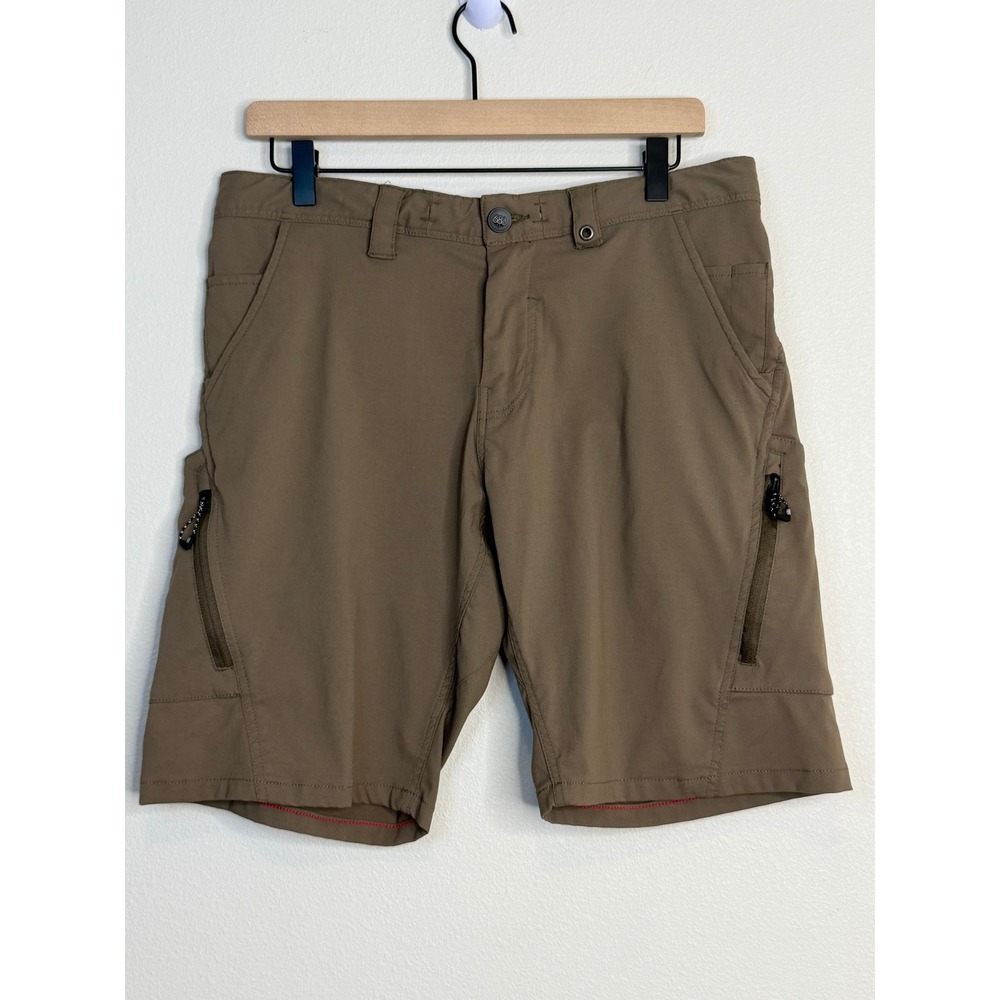 686 Anything Collection Technical Cargo Shorts Men's 32 Brown Hiking Outdoor